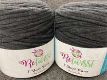 fabric shack knitting knit crochet wool yarn james c brett retwisst retwist t shirt t-shirt upcycled recycled rts 10 very dark grey