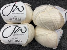 fabric shack knitting knit crochet wool yarn jenny watson designs 100% pure merino wool 50g cream WM04