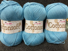 fabric shack knitting knit crochet wool yarn king cole cotton soft cottonsoft dk double knit Cloud 1575