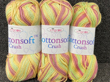 fabric shack knitting knit crochet wool yarn king cole cotton soft cottonsoft dk double knit rainbow 2435