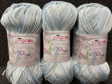 fabric shack knitting knit crochet wool yarn king cole giza cotton sorbet 4 ply blue lagoon 2475