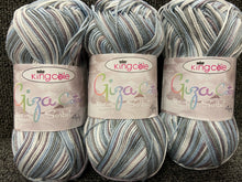 fabric shack knitting knit crochet wool yarn king cole giza cotton sorbet 4 ply silver grey 2481