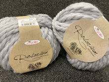 fabric shack knitting knit crochet wool yarn king cole rosarium mega chunky 100g merino silver rose 4709 light grey