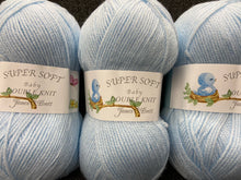 fabric shack knitting knit knitting crochet wool yarn james c brett baby babies blue bb5
