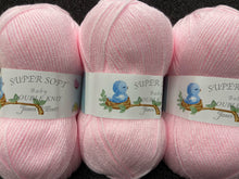 fabric shack knitting knit knitting crochet wool yarn james c brett baby babies pink 6