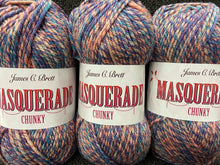 fabric shack knitting knit knitting crochet wool yarn james c brett masquerade chunky peach blue MQ2
