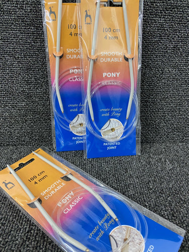 fabric shack knitting knit wool yarn circular smooth light pony classic 100cm 4mm