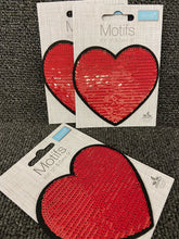 fabric shack malmesbury mending reparis motif motifs patch patches iron on sequin heart