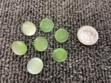 fabric shack sewing dressmaking baby knitting clothes button shank 11mm pale green 21