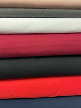 fabric shack sewing dressmaking clothes making t-shirt jersey stretch plain red