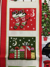 fabric shack sewing makower christmas xmas advent panel london taxi bus postbox 2