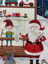 fabric shack sewing makower christmas xmas advent panel santas workshop elves father christmas 2