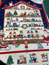 fabric shack sewing makower christmas xmas advent panel santas workshop elves father christmas 2