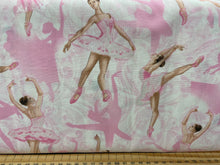 fabric shack sewing quilting sew fat quarter cotton patchwork quilt greta lynn kanvas studios pearl ballet pearlescent prima ballerina dancer pink