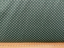 fabric shack sewing quilting sew fat quarter cotton patchwork quilt rose & and hubble polka dot dots spots old green 3mm