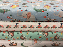 fabric shack sewing quilting sew fat quarter cotton patchwork quilt wild about you animals tortoise turtle butterfly white