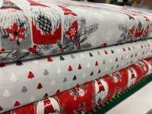 fabric shack sewing quilting sew fat quarter cotton quilt 3 three wishes hanging with my gnomies christmas holiday xmas nisse tomte tonttu gnome 2