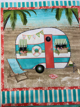 fabric shack sewing quilting sew fat quarter cotton quilt beth albert 3 three wishes beach travel panel caravan