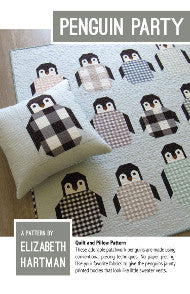 fabric shack sewing quilting sew fat quarter cotton quilt patchwork elizabeth hartman block piece penguin party