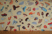 fabric shack sewing quilting sew fat quarter cotton quilt patchwork elsie gravel michael miller mushrooms funghi toadstools woodland animals trees (2)