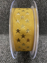 fabric shack sewing sew christmas crafts christmas trim galaxy stars 25mm gold 2