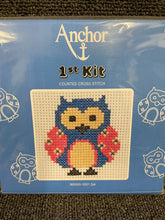 fabric shack sewing sew crosstich cross stitch kits kit first 1st childs kids zoe owl 10001