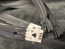 fabric shack sewing sew dressmaking home furnishings ykk zip closed black 14 inches ins 36 cm 580