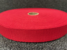 fabric shack sewing sew webbing 25mm red 008