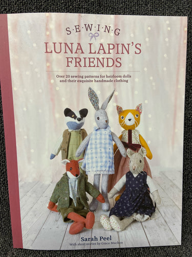 fabric shack sewing toys toy felt woodland animals luna lapin lapin's friends sarah peel 4