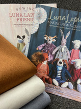 fabric shack sewing toys toy felt woodland animals luna lapin lapin's friends sarah peel 4