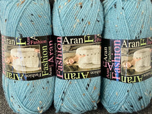 fashion aran wool yarn king cole duck egg nepp 3502 fabric shack malmesbury knit knitting crochet