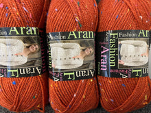 fashion aran wool yarn king cole ginger orange nepp 3057 fabric shack malmesbury knit knitting crochet