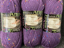 fashion aran wool yarn king cole rum purple 633 fabric shack malmesbury knit knitting crochet