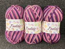 footsie 4 ply 4ply sock wool yarn king cole fig strawberry watermelon kiwi fruit 100g fabric shack malmesbury