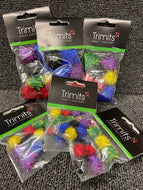 glitter pom poms mini fabric christmas crafts trimits fabric shack malmesbury various sizes