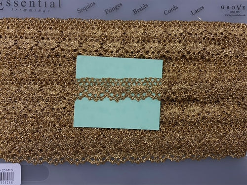 gold lace trim 20mm fabric shack malmesbury et670