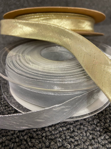 gold silver bias binding 15mm metallic fabric shack malmesbury