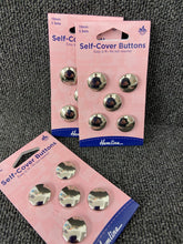 hemline self cover metal buttons 19mm set easy fit fabric shack malmesbury