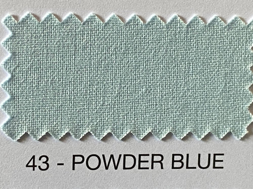 Fabric Shack Sewing Quilting Sew Fat Quarter Cotton Patchwork Dressmaking Plain powder blue 43