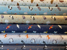 fabric shack sewing quilting sew fat quarter cotton quilt lewis & and irene small things pets tortoise rabbit guinea pig parrot cockatoo budgie budgerigar dog collie labrador corgi cat shih tzu