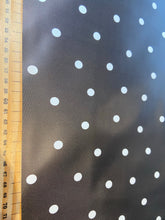 fabric shack sewing plastic pvc table cloth tableclothing polka dot spot spotty wipe clean 2
