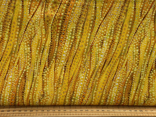 ira kennedy moda sunflower dreamscapes bubble wave yellow cotton fabric shack malmesbury
