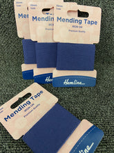 iron on iron on mending tape patch repairs hemline 38mm navy blue fabric shack malmesburyy fabric shack malmesbury