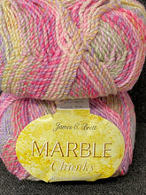 james c brett marble chunky wool yarn 200g pink purple 116 varigated fabric shack malmesbury