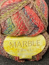james c brett marble chunky wool yarn 200g red teal brown 45 varigated fabric shack malmesbury
