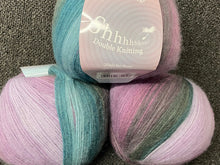james c brett shhh double knit dk wool blend yarn 100g blue teal grey 03 varigated fabric shack malmesbury