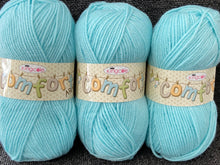 king cole comfort aran wool yarn 100g cool mint 3458 knitting knit crochet fabric shack malmesbury