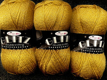 king cole glitz double knit dk christmas antique gold 3503 glitter sparkly metallic yarn wool fabric shack malmesbury christmas