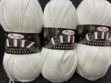 king cole glitz double knit dk diamond white 483 glitter sparkly metallic yarn wool fabric shack malmesbury christmas