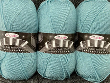 king cole glitz double knit dk sea breeze light blue 163502 glitter sparkly metallic yarn wool fabric shack malmesbury christmas